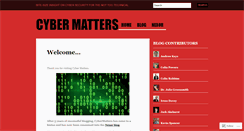 Desktop Screenshot of cybermatters.info