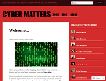 Tablet Screenshot of cybermatters.info